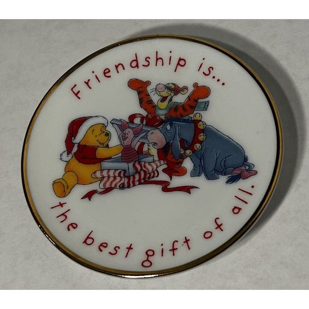 Vintage Disney Pooh Christmas Ornament 1997 Friendship